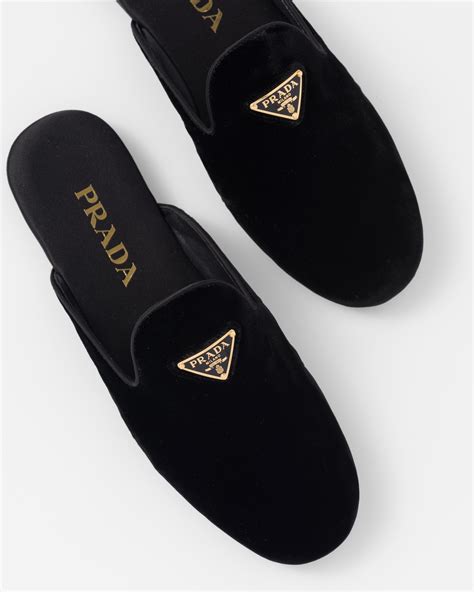 prada nylon slipper|Prada fluffy slides.